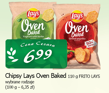 Chipsy Lays Oven Baked 110 g FRITO LAY